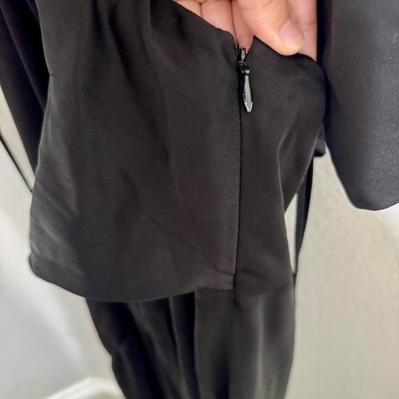 3.1 Phillip Lim Black Satin Cutout Keyhole Gala Formal Maxi Dress Size 2 - Picture 5 of 10